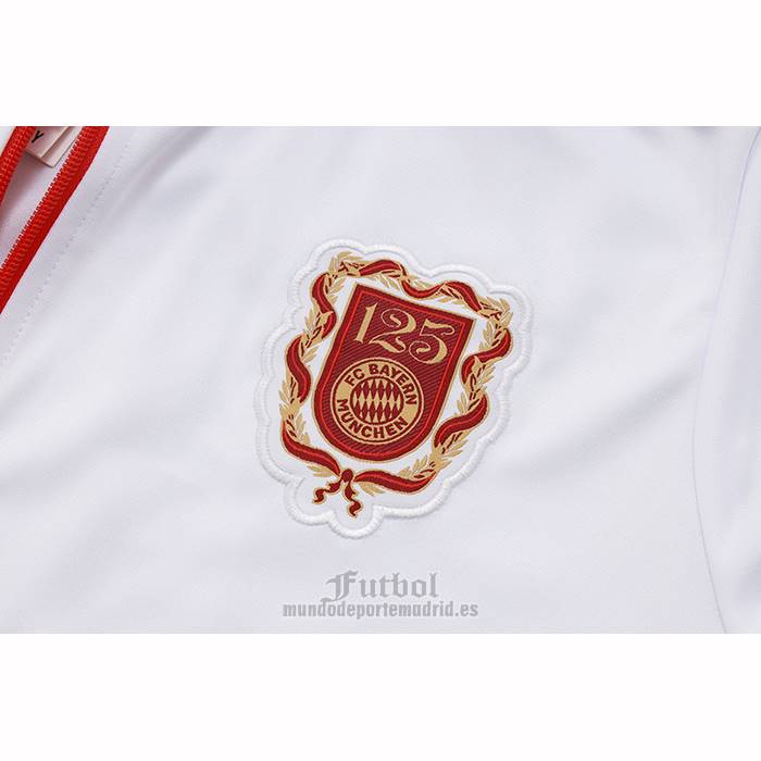 Chandal de Chaqueta del Bayern Munich 125 Aniversario Nino 2025-2026 Blanco